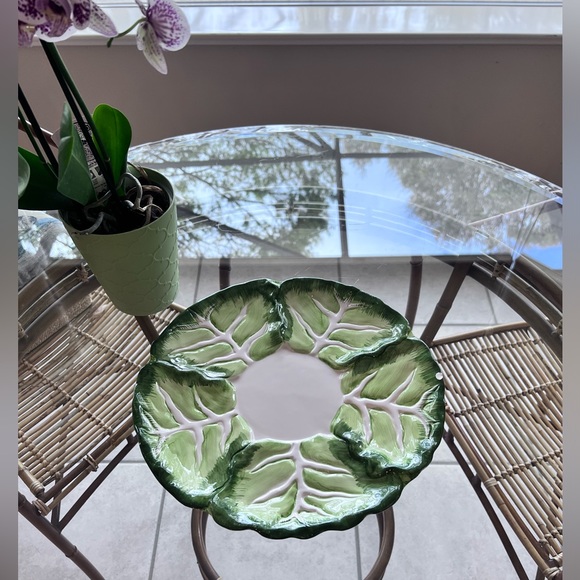 Vintage Ceramic Serving Platter by Palm Tree Co - Picture 2 of 9